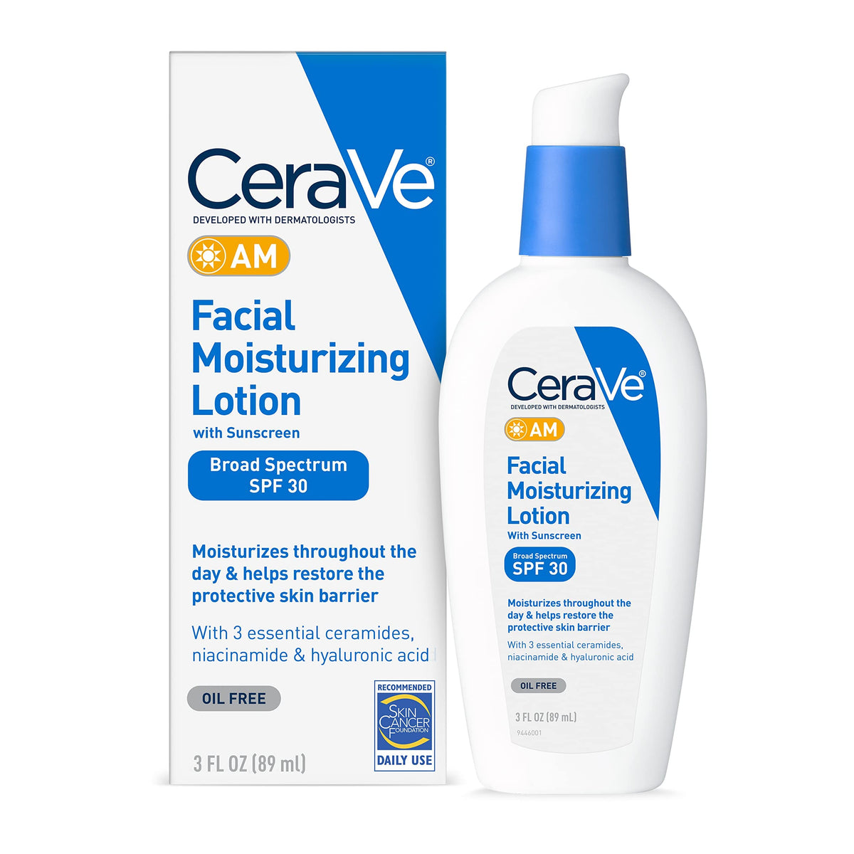 CeraVe AM Facial Moisturizing Lotion SPF 30 89ML