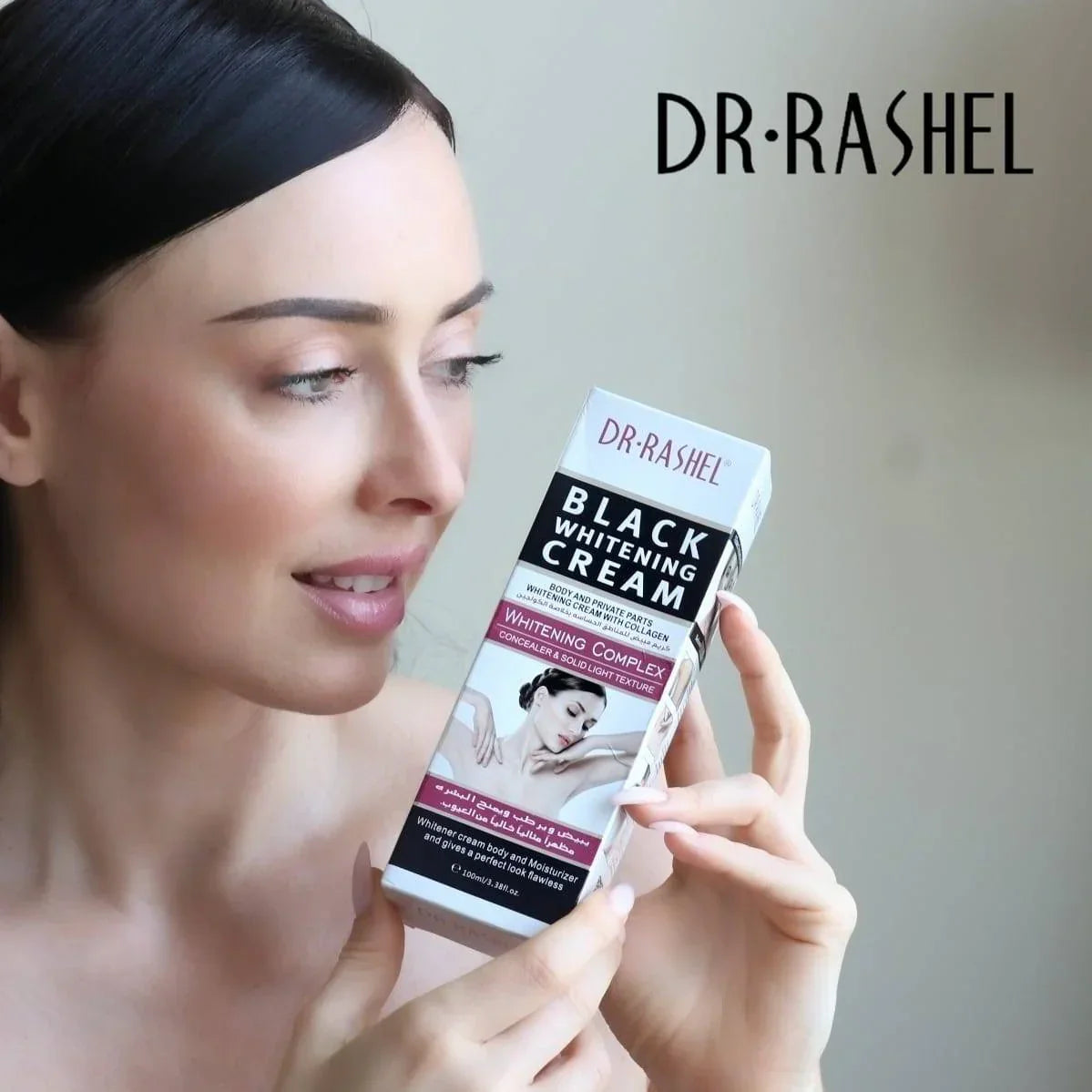 Dr. Rashel Black Whitening Cream with Collagen - 100ml