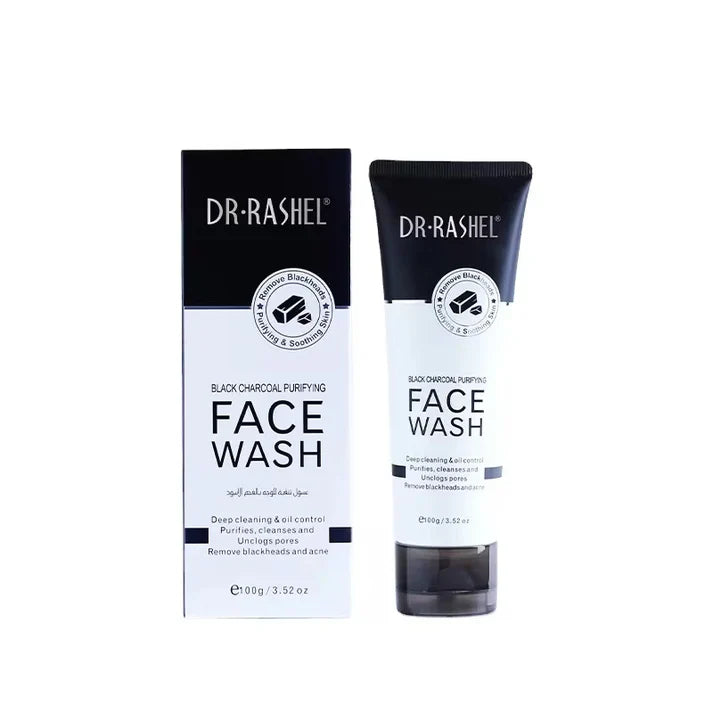 Dr.Rashel Black Charcoal Purifying Face Wash - 100g